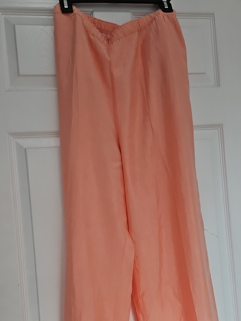 J. Crew Wide Leg Pants in Peach